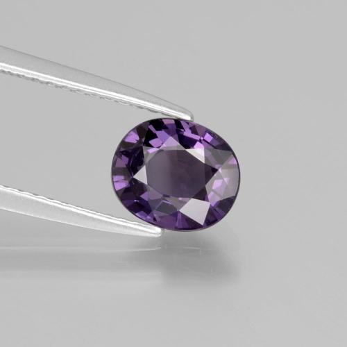 Grape Violet Шпинель Камень - 1.3ct Фасетный Овал (ID: 349321)