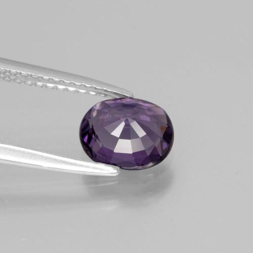 Spinel Gemstone in 7.4 x 6.2 mm Size for Sale, Spinel Stone in Grape Violet Color