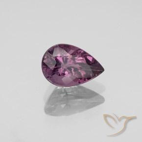 1.36 ct Purple Spinel Stone, Natural Spinel in Pear Facet Shape for Sale
