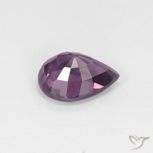 Spinel Gemstone in 7.5 x 5.9 mm Size for Sale, Spinel Stone in Deep Purple Color