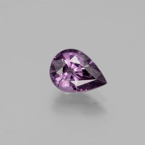 8 x 6mm birnenschliff lila Spinell aus Tansania, Gewicht von 1,33 ct, natürlicher Edelstein in VS Reinheit, 1 Stück birnenschliff Spinell - Farbe: Tieflila, Mohs-Härte von 8 Geeignet für den täglichen Gebrauch im Schmuck, Photo A