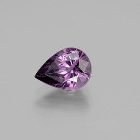 1.33 ct Purple Spinel Stone, Natural Spinel in Pear Facet Shape for Sale
