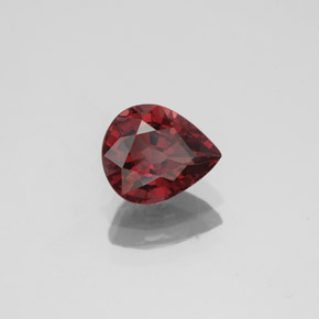 1.33 ct Red Spinel Stone, Natural Spinel in Pear Facet Shape for Sale