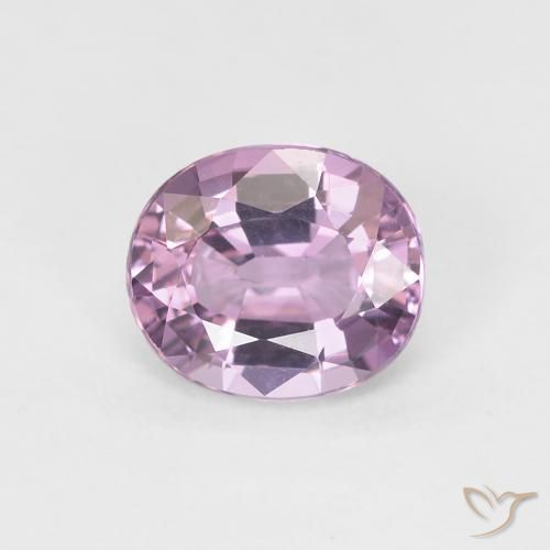1.04ct Natural Light Purple Spinel, Oval, VVS-VS, Photo A