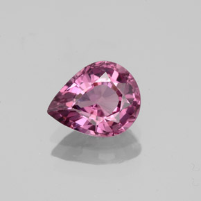 1.20 ct Pink Spinel Gemstone, Spinel Gem in Pear Facet Shape for Sale.