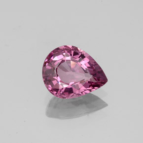 1.20 ct Pink Spinel Stone, Natural Spinel in Pear Facet Shape for Sale