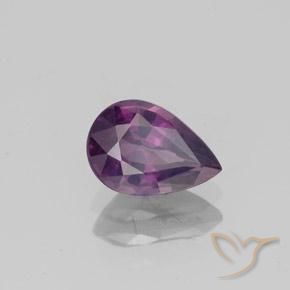 1.06 ct Purple Spinel Stone, Natural Spinel in Pear Facet Shape for Sale