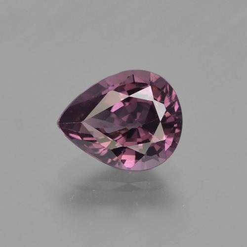 1.33 ct Purple Spinel Gemstone, Spinel Gem in Pear Facet Shape for Sale.