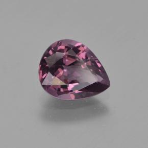 1.33 ct Purple Spinel Stone, Natural Spinel in Pear Facet Shape for Sale