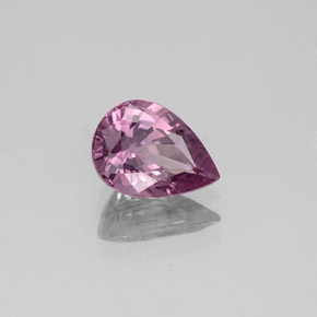 1.33 ct Pink Spinel Stone, Natural Spinel in Pear Facet Shape for Sale