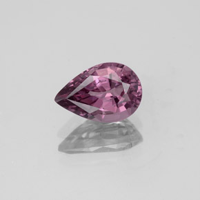 1.42 ct Pink Spinel Gemstone, Spinel Gem in Pear Facet Shape for Sale.