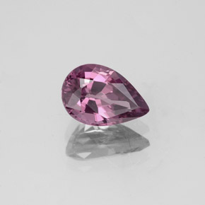 1.42 ct Pink Spinel Stone, Natural Spinel in Pear Facet Shape for Sale