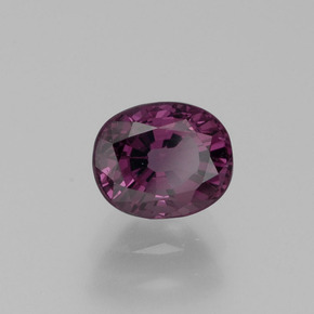 1.19 ct Purple Spinel Stone, Natural Spinel in Oval Facet Shape for Sale