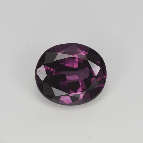 1.13 ct Purple Spinel Gemstone, Spinel Gem in Oval Facet Shape for Sale.