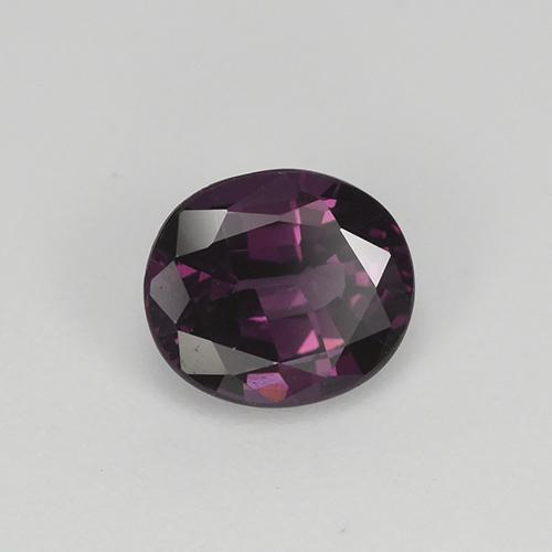 1.13 ct Purple Spinel Stone, Natural Spinel in Oval Facet Shape for Sale