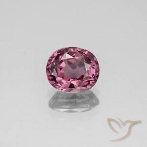 1.41ct Natural Púrpura medio espinela, Ovalada, VS, Photo A