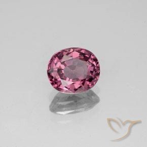 1.41 ct Purple Spinel Stone, Natural Spinel in Oval Facet Shape for Sale
