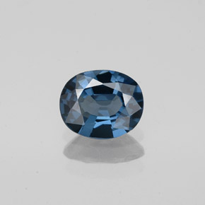 0.83 ct Blue Spinel Gemstone, Spinel Gem in Oval Facet Shape for Sale.