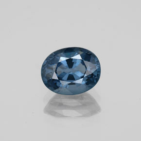 1.46 ct Blue Spinel Gemstone, Spinel Gem in Oval Facet Shape for Sale.