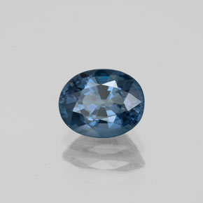 1.46 ct Blue Spinel Stone, Natural Spinel in Oval Facet Shape for Sale