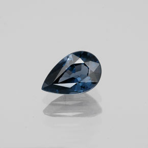 0.95 ct Blue Spinel Gemstone, Spinel Gem in Pear Facet Shape for Sale.