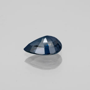Spinel Gemstone in 7.9 x 5.1 mm Size for Sale, Spinel Stone in Deep Greenish Blue Color