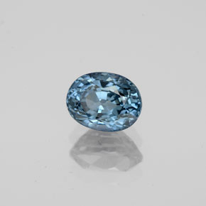 1.20 ct Blue Spinel Stone, Natural Spinel in Oval Facet Shape for Sale