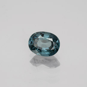 0.99 ct Green Spinel Stone, Natural Spinel in Oval Facet Shape for Sale