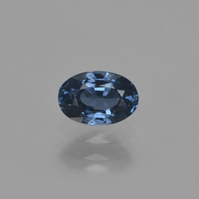 0.74 ct Blue Spinel Gemstone, Spinel Gem in Oval Facet Shape for Sale.