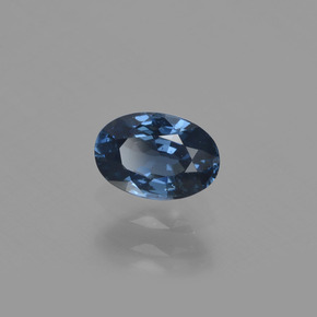 0.74 ct Blue Spinel Stone, Natural Spinel in Oval Facet Shape for Sale