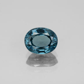 1.37 ct Blue Spinel Gemstone, Spinel Gem in Oval Facet Shape for Sale.