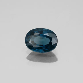 1.09 ct Blue Spinel Stone, Natural Spinel in Oval Facet Shape for Sale