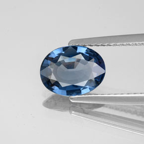 1.22 ct Blue Spinel Gemstone, Spinel Gem in Oval Facet Shape for Sale.