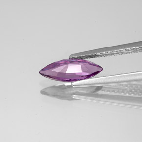 Spinel Gemstone in 10.6 x 4.2 mm Size for Sale, Spinel Stone in Pinkish Violet Color
