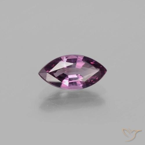 1.27 ct Purple Spinel Stone, Natural Spinel in Marquise Facet Shape for Sale
