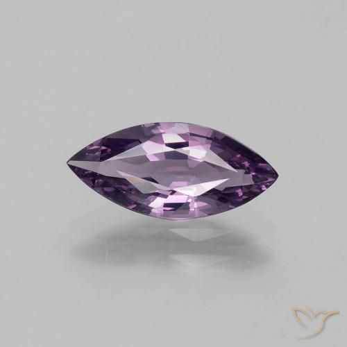 1,35 ct lila Spinell, 11,5 x 5,3 mm Marquise-Schliff aus Tansania, Photo A