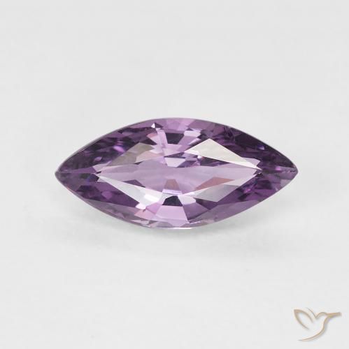 1.01 ct Purple Spinel Gemstone, Spinel Gem in Marquise Facet Shape for Sale.