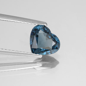 1.52 ct Blue Spinel Stone, Natural Spinel in Heart Facet Shape for Sale