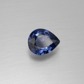 1.04 ct Blue Spinel Gemstone, Spinel Gem in Pear Facet Shape for Sale.