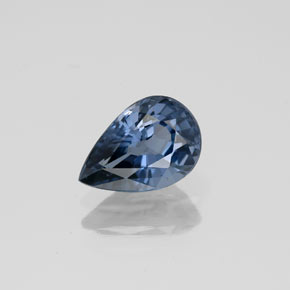 1.29 ct Blue Spinel Gemstone, Spinel Gem in Pear Facet Shape for Sale.