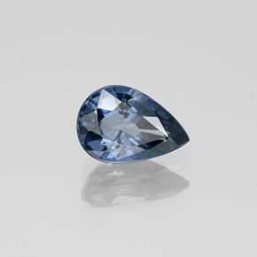 1.29 ct Blue Spinel Stone, Natural Spinel in Pear Facet Shape for Sale