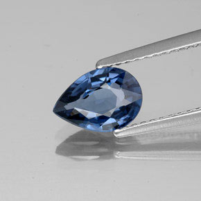 1.19 ct Blue Spinel Gemstone, Spinel Gem in Pear Facet Shape for Sale.