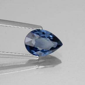 1.19 ct Blue Spinel Stone, Natural Spinel in Pear Facet Shape for Sale