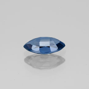Spinel Gemstone in 8.7 x 4.9 mm Size for Sale, Spinel Stone in Deep Greenish Blue Color