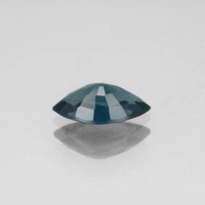 Spinel Gemstone in 9.9 x 5.4 mm Size for Sale, Spinel Stone in Deep Greenish Blue Color