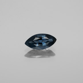 0.88 ct Blue Spinel Gemstone, Spinel Gem in Marquise Facet Shape for Sale.
