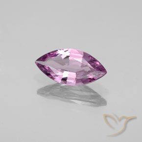 1.27 ct Purple Spinel Stone, Natural Spinel in Marquise Facet Shape for Sale