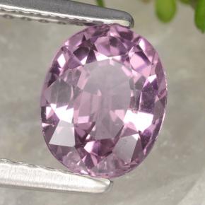 1.33 ct Purple Spinel Stone, Natural Spinel in Oval Facet Shape for Sale