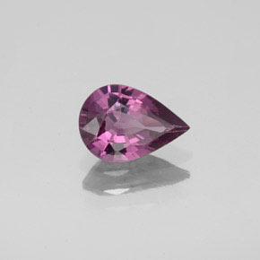1.00 ct Purple Spinel Stone, Natural Spinel in Pear Facet Shape for Sale