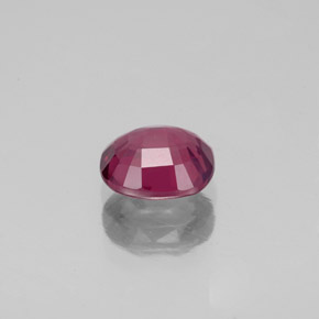 Spinel Gemstone in 6.6 x 5.7 mm Size for Sale, Spinel Stone in Purplish Red Color